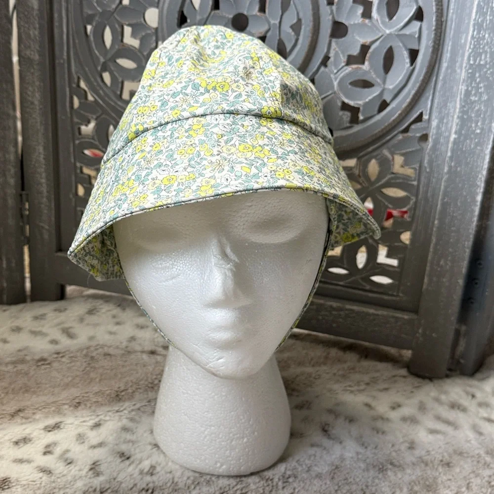 Zara pastel floral bucket hat girls OS waterproof outdoor beach girlhoodcore